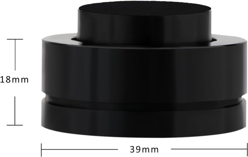 Preffair 4 Pcs Turntable Anti-Vibration Isolation Feet Speaker Feet Isolators Subwoofer Shock Absorber Stand Speaker Cone Pads with Ceramic Beads for DAC Recorder, HiFi Amplifier (Aluminum Alloy) - Image 2